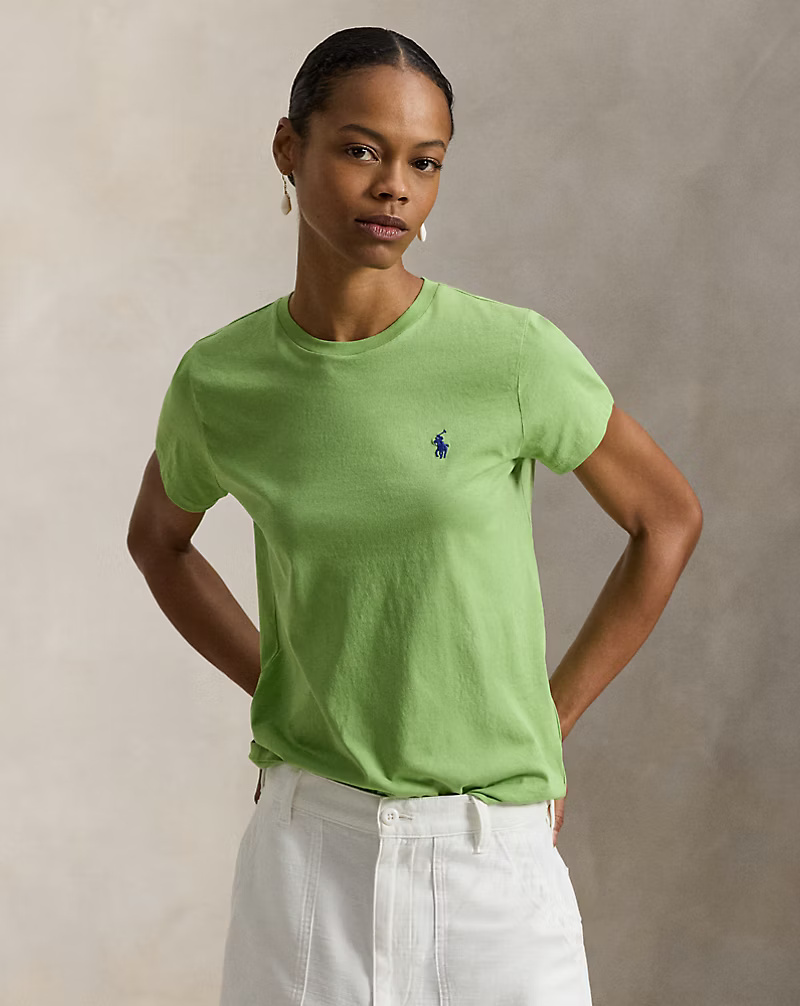 POLO RALPH LAUREN - Classic Fit Cotton Jersey Crewneck Tee