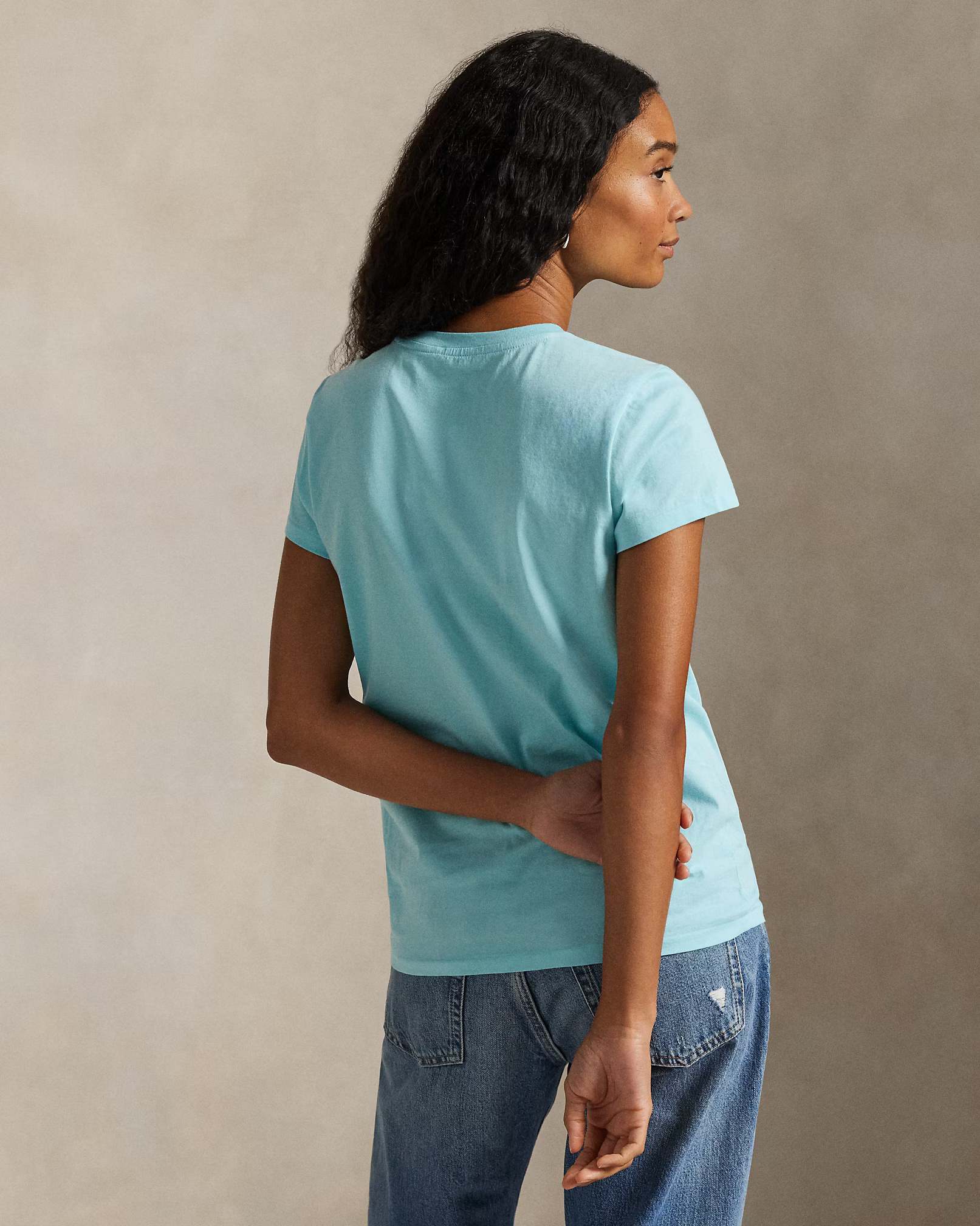 POLO RALPH LAUREN - Classic Fit Cotton Jersey Crewneck Tee