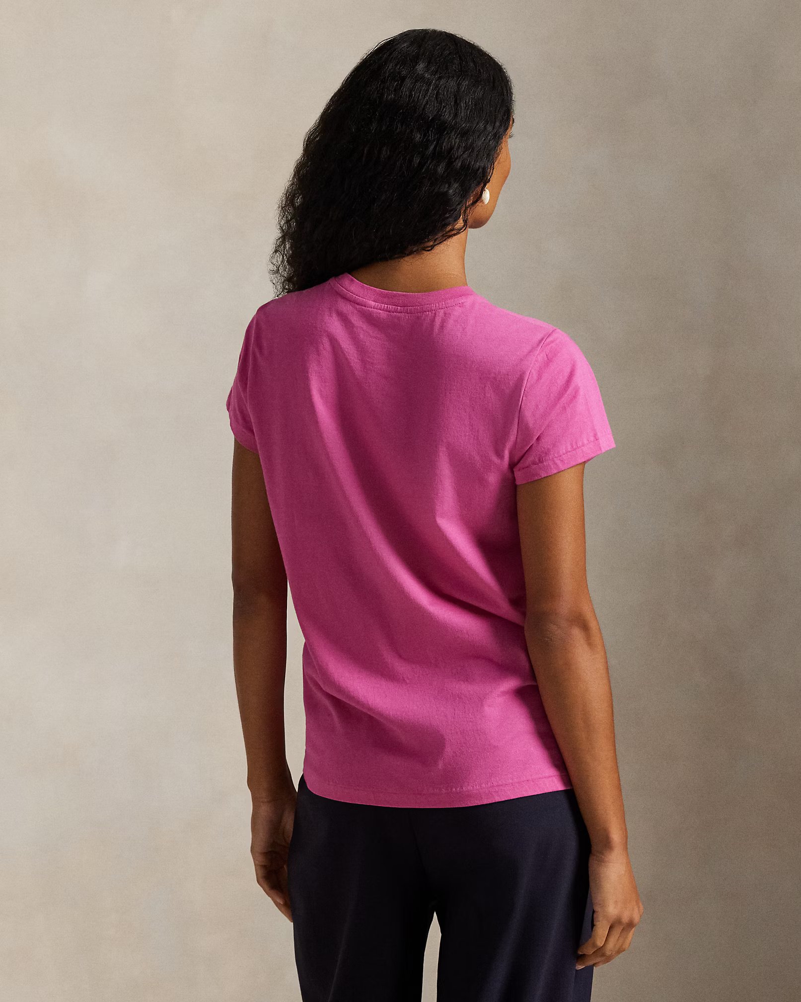 POLO RALPH LAUREN - Classic Fit Cotton Jersey Crewneck Tee