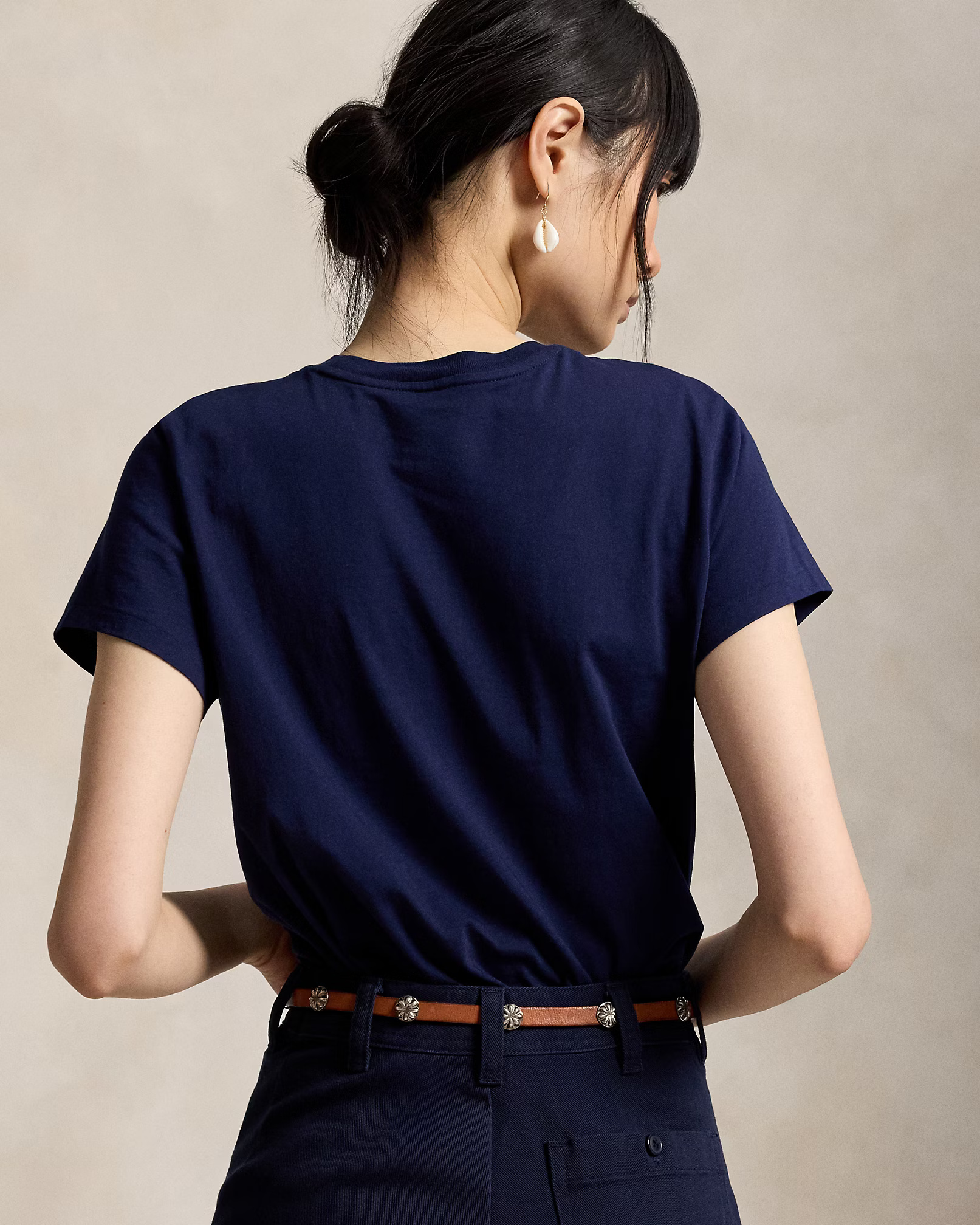 POLO RALPH LAUREN - Classic Fit Cotton Jersey Crewneck Tee