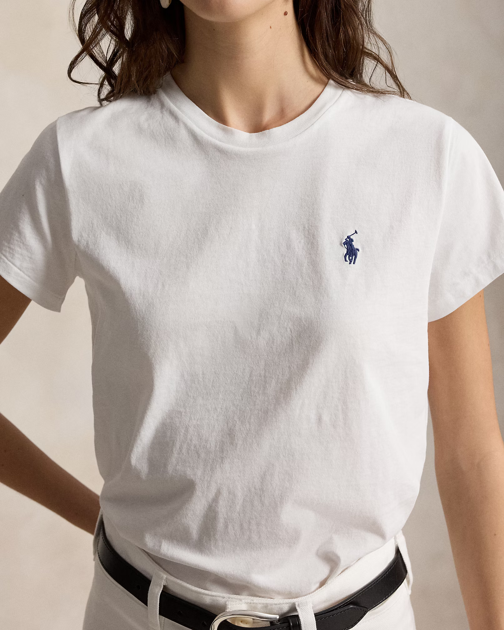 POLO RALPH LAUREN - Classic Fit Cotton Jersey Crewneck Tee