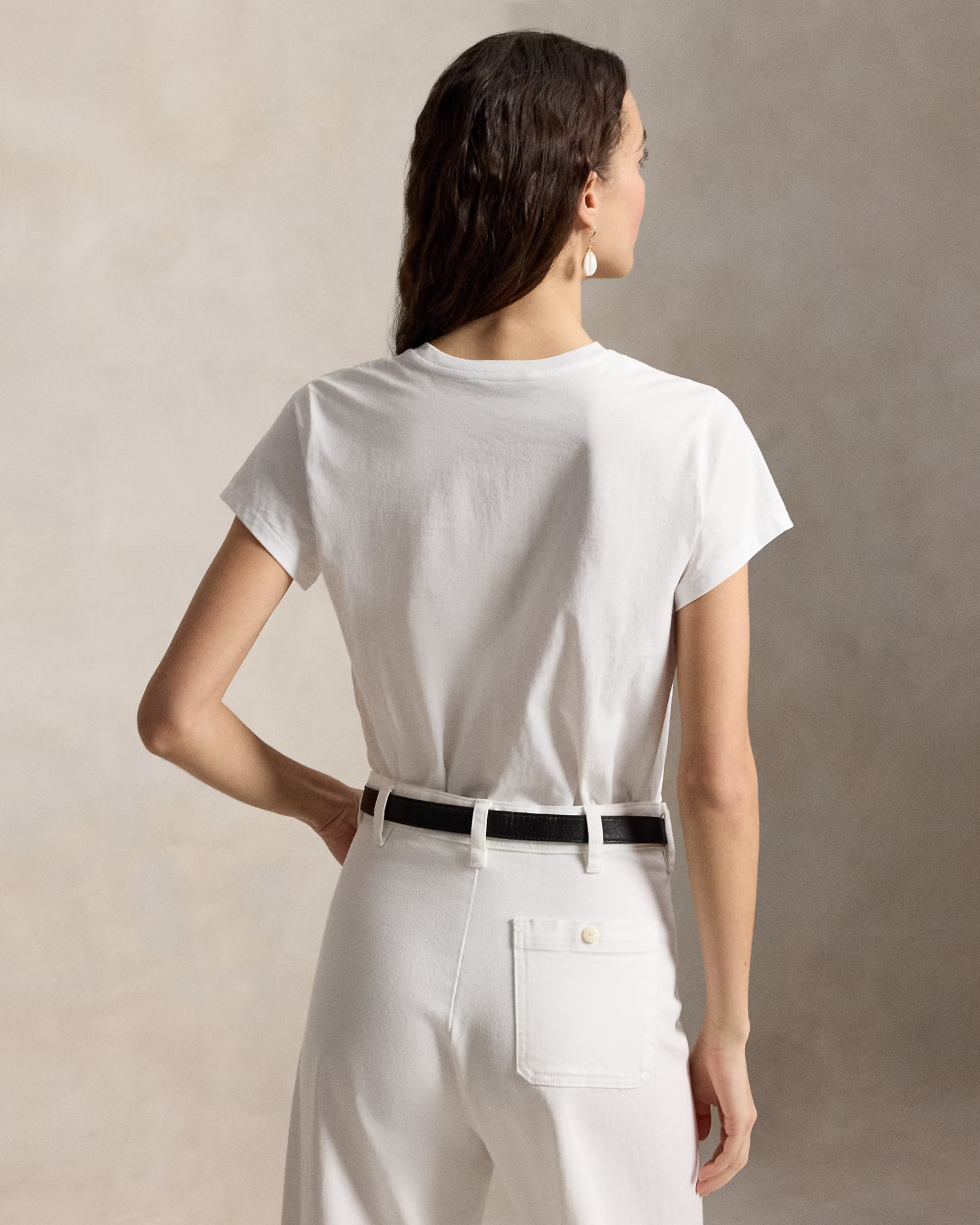 POLO RALPH LAUREN - Classic Fit Cotton Jersey Crewneck Tee