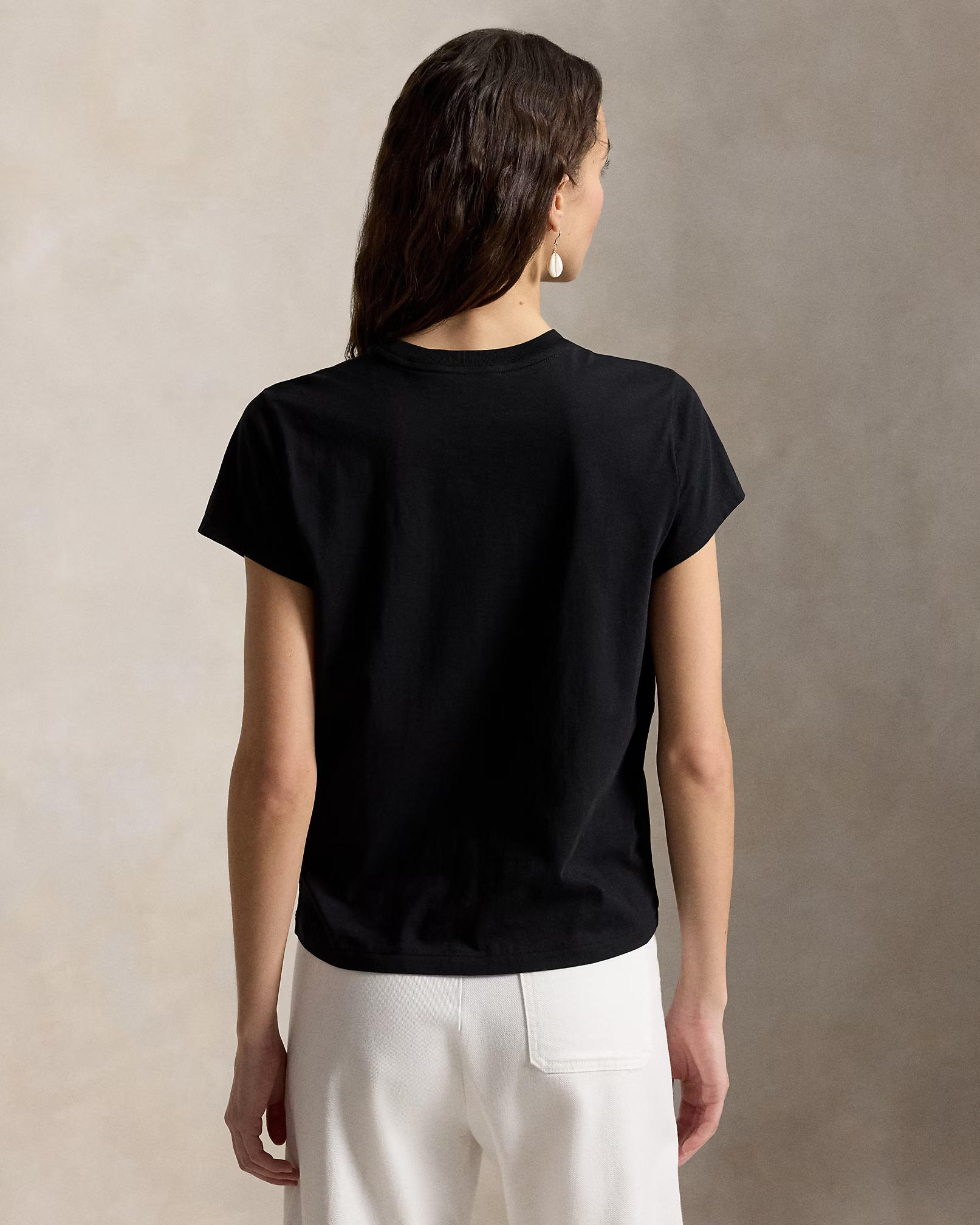 POLO RALPH LAUREN - Classic Fit Cotton Jersey Crewneck Tee