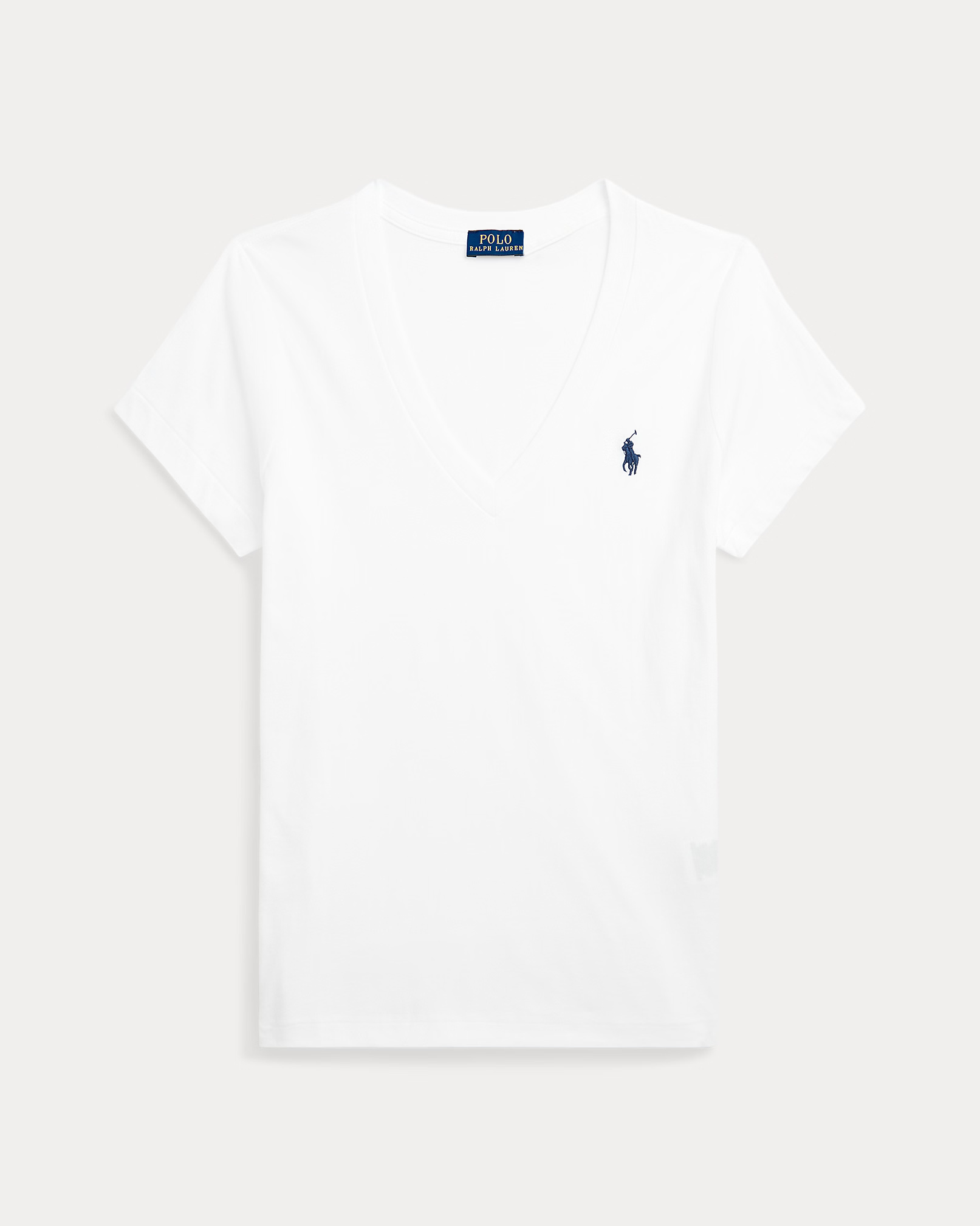POLO RALPH LAUREN - Cotton Jersey V-Neck T-Shirt