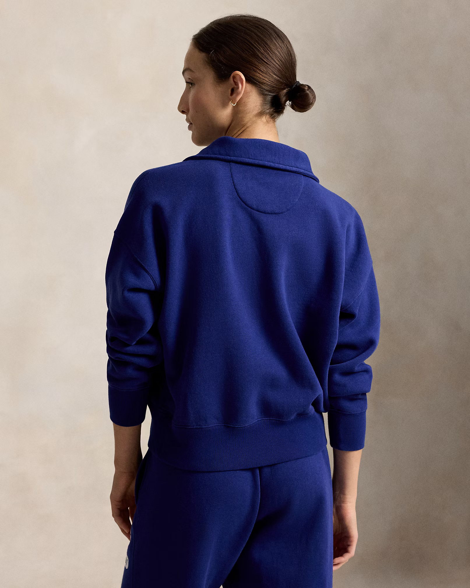 POLO RALPH LAUREN - “P” Logo Slub Fleece Quarter-Zip