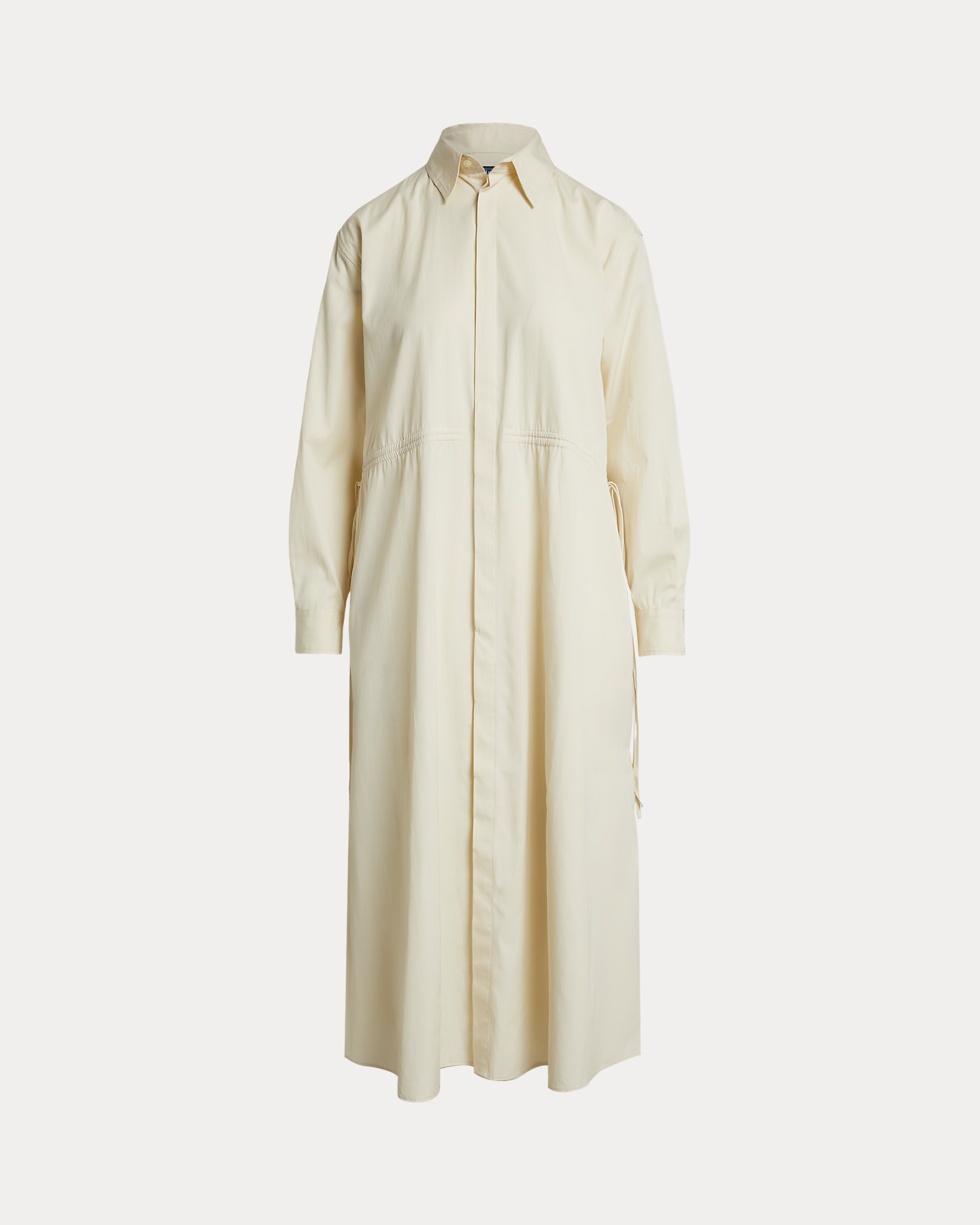 POLO RALPH LAUREN - Cotton Drawcord Shirtdress