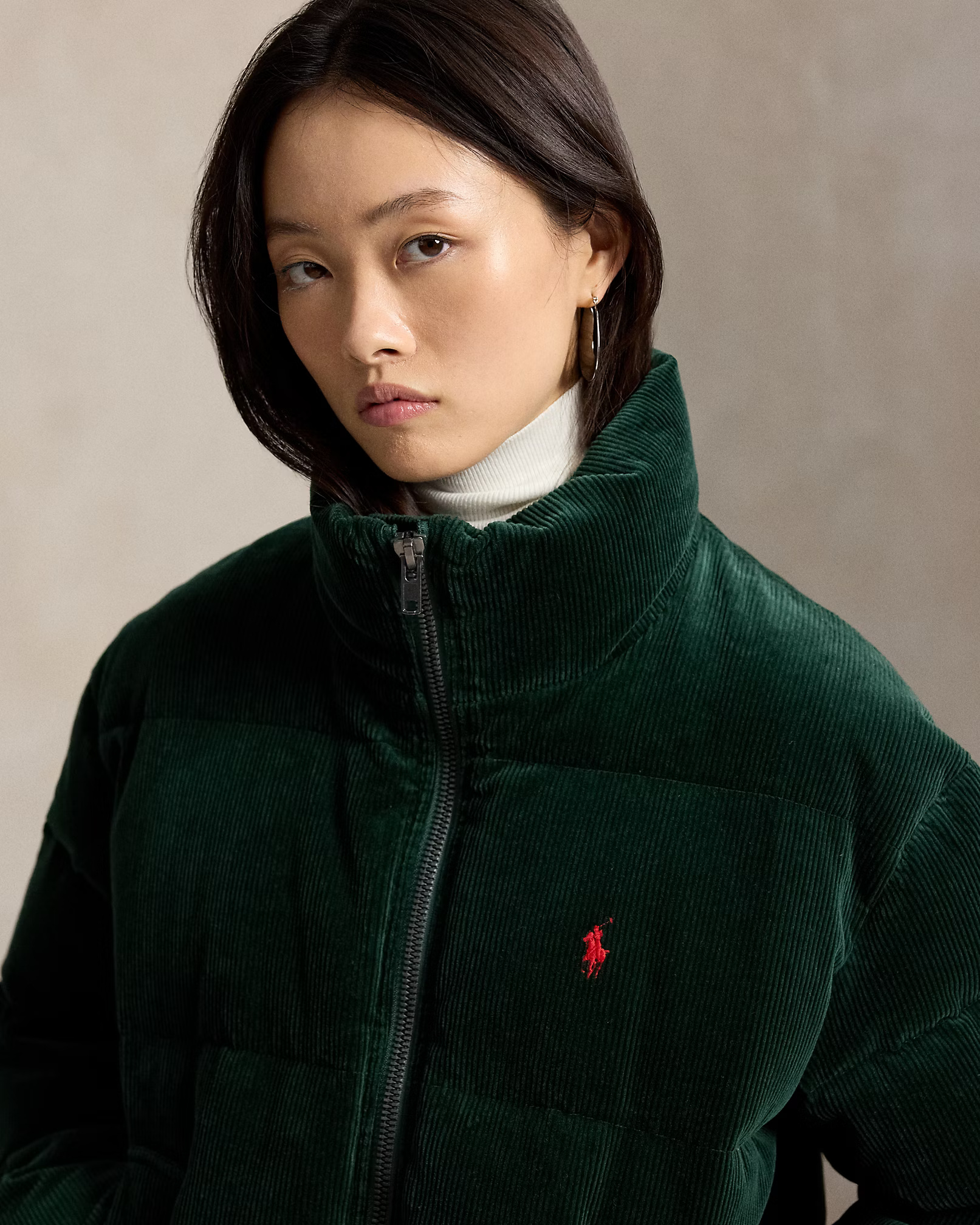 POLO RALPH LAUREN - Corduroy Down Puffer Jacket