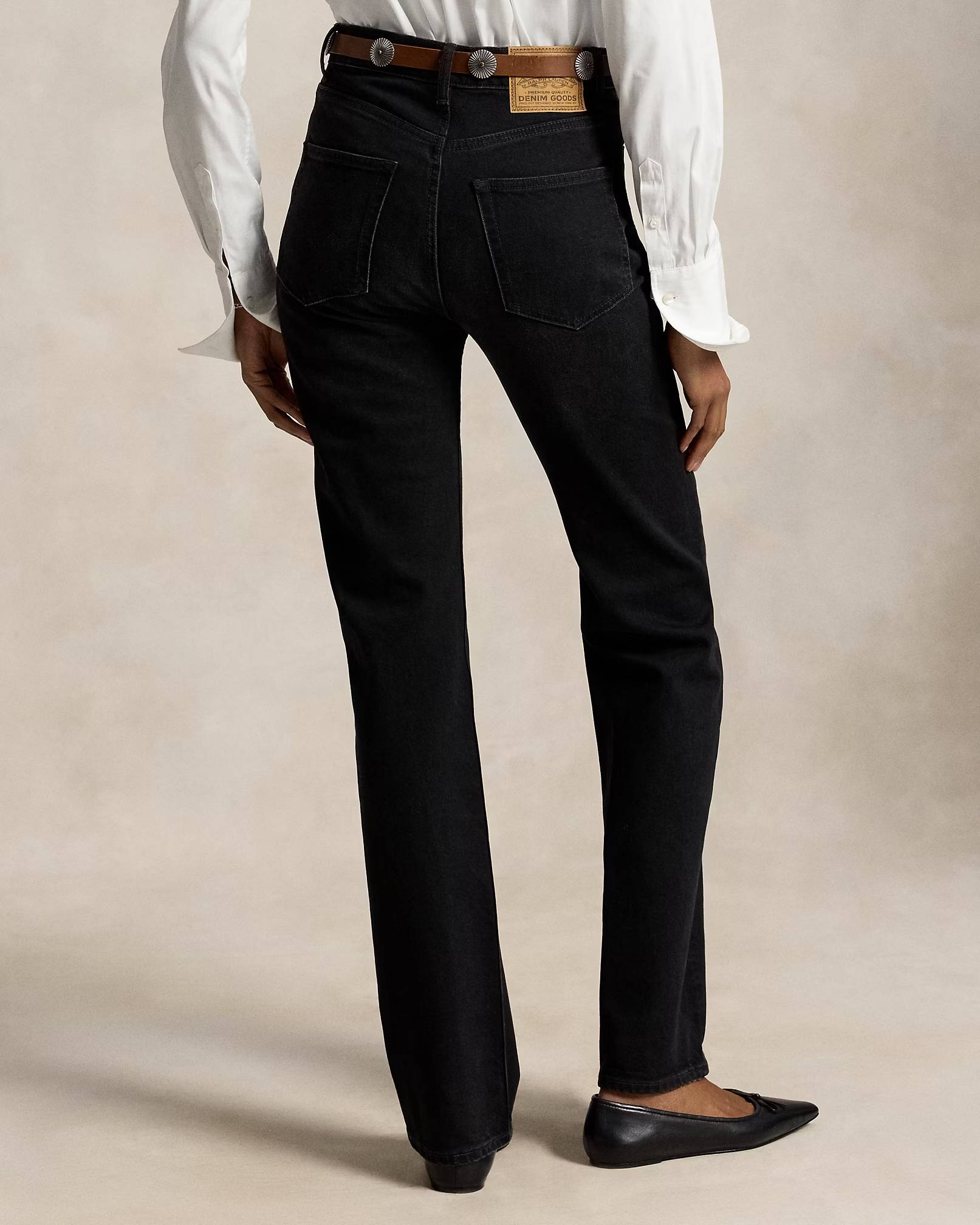 POLO RALPH LAUREN - High-Rise Straight-Leg Jean