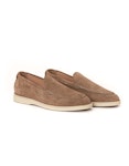 Suede Low Top Loafers