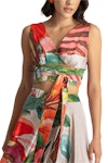 Satin Wrap Top