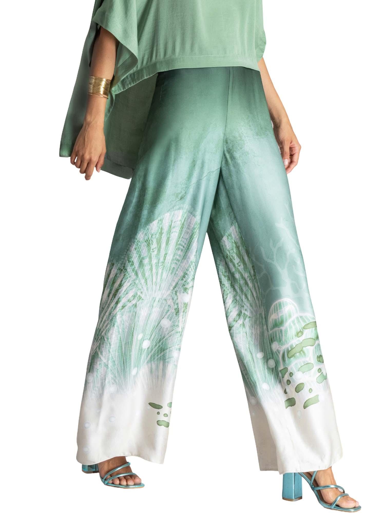MOUTAKI - Satin Wide Pants