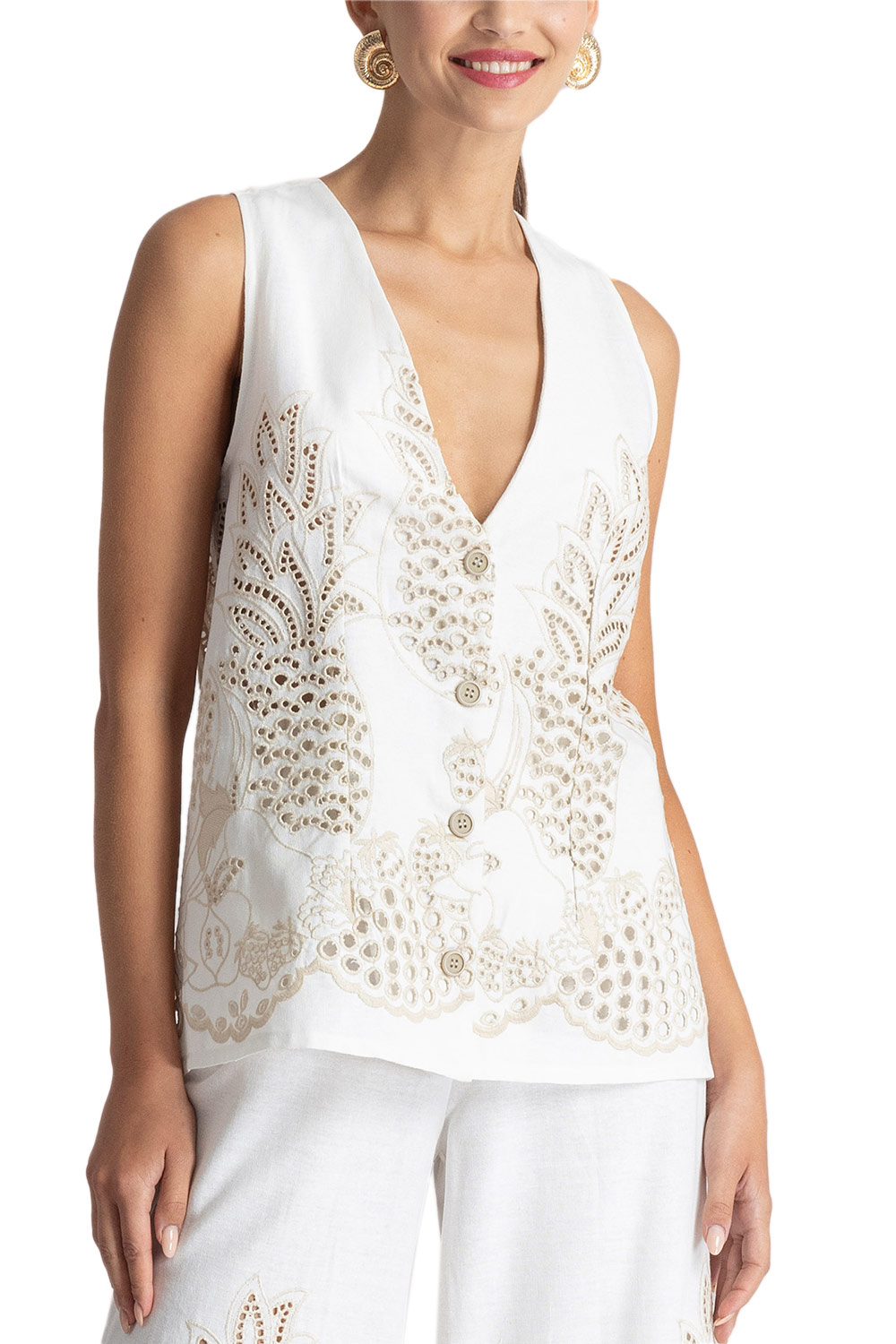 MOUTAKI - Sleeveless Gilet