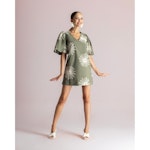 Embroidered Shortsleeve Dress