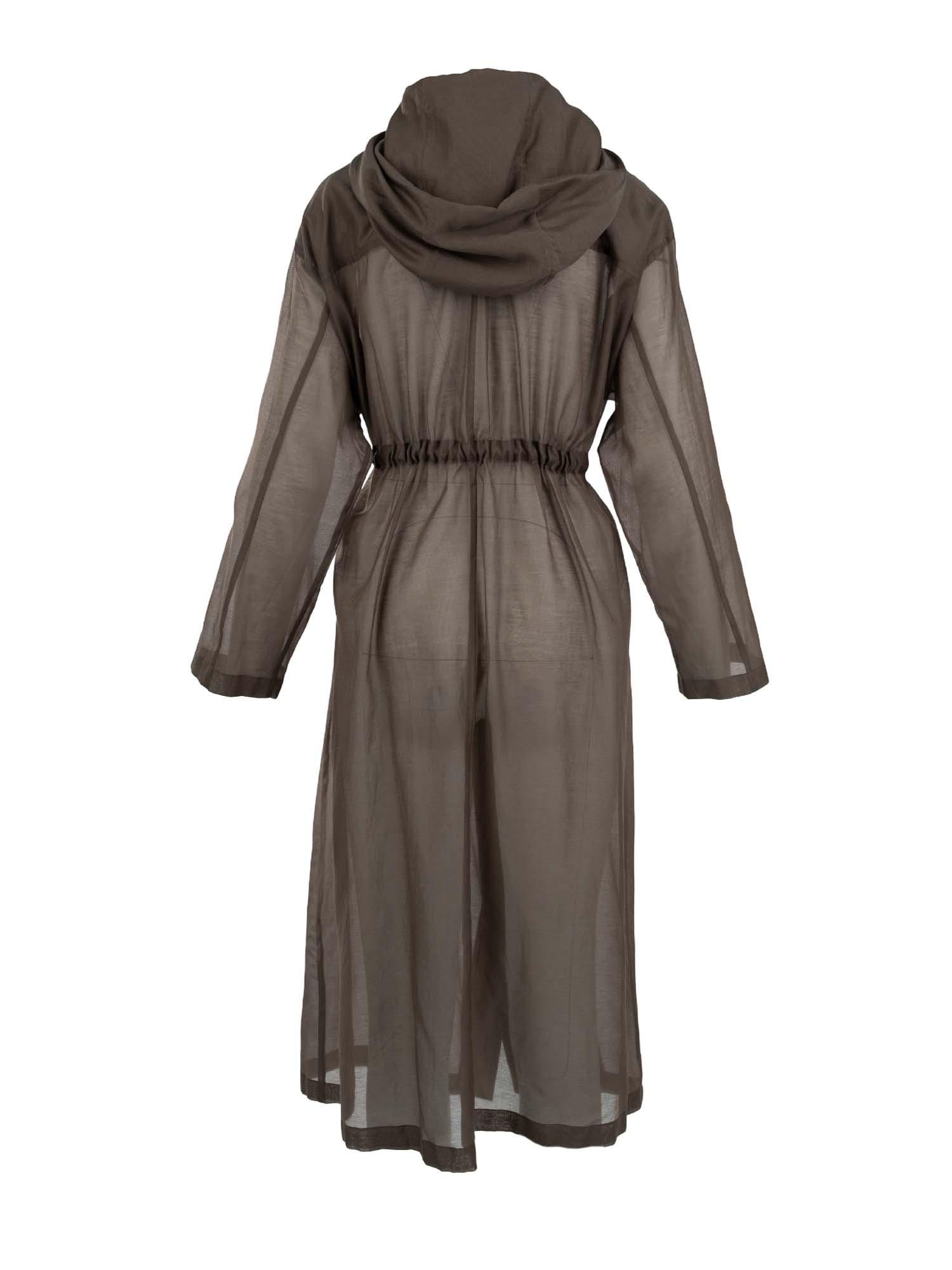 MARELLA - Transparent Flowy Overcoat