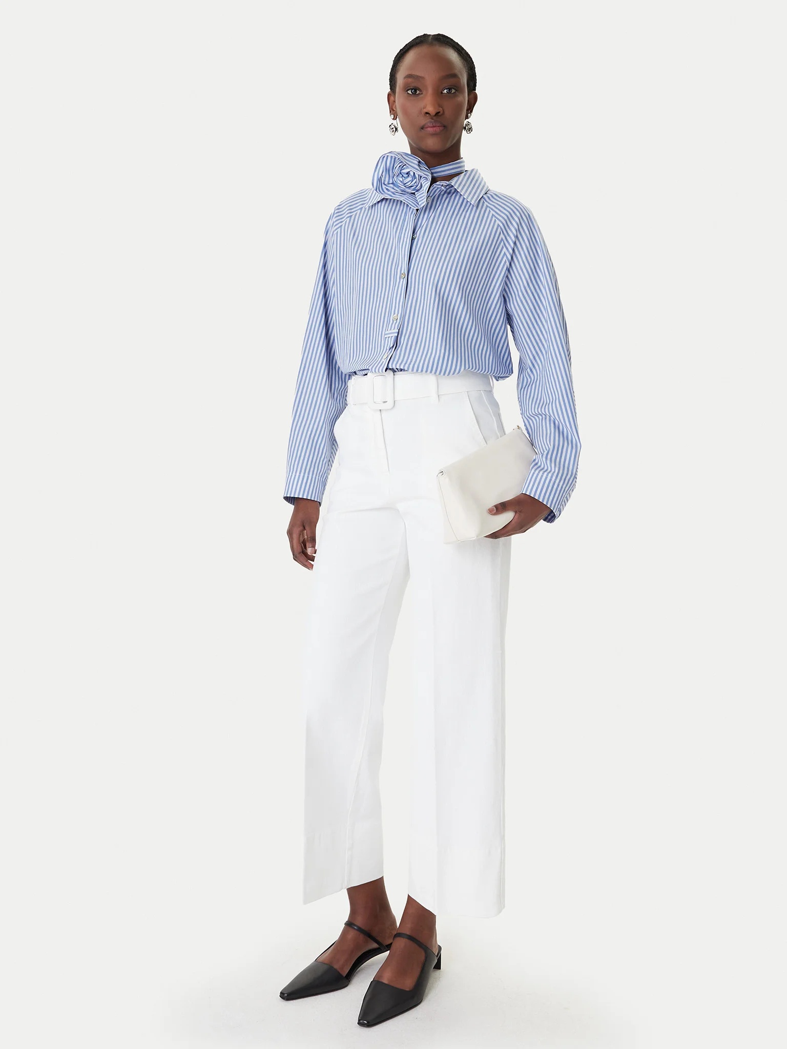MARELLA - Cropped Wide Leg Jeans