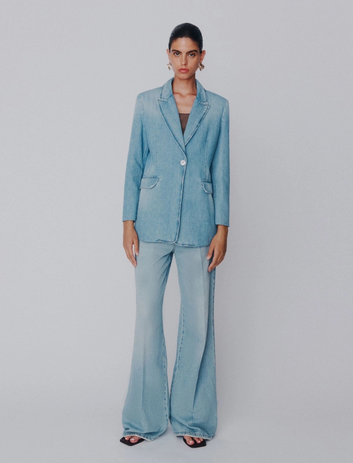 MARELLA - High-waisted wide-leg jeans