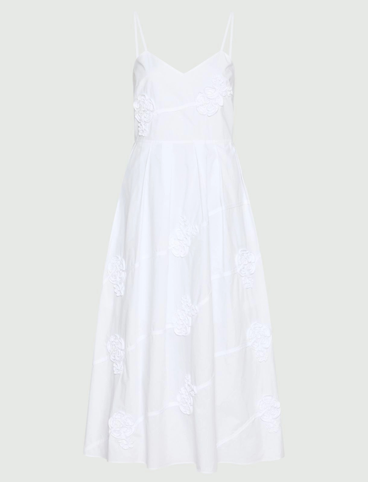 MARELLA - Embroidered poplin dress