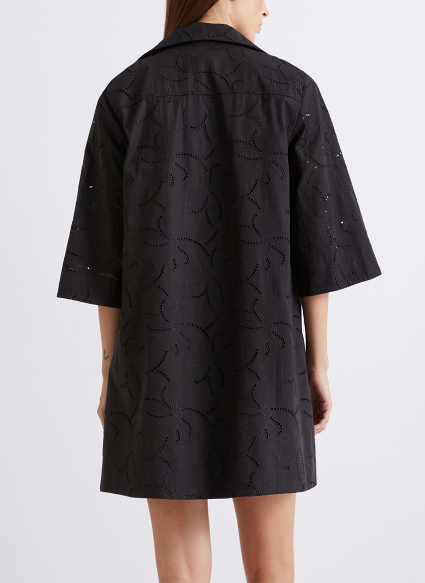 MARELLA - Padana Embroidered Shirt Dress