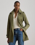 Cotton-Blend Trench Coat