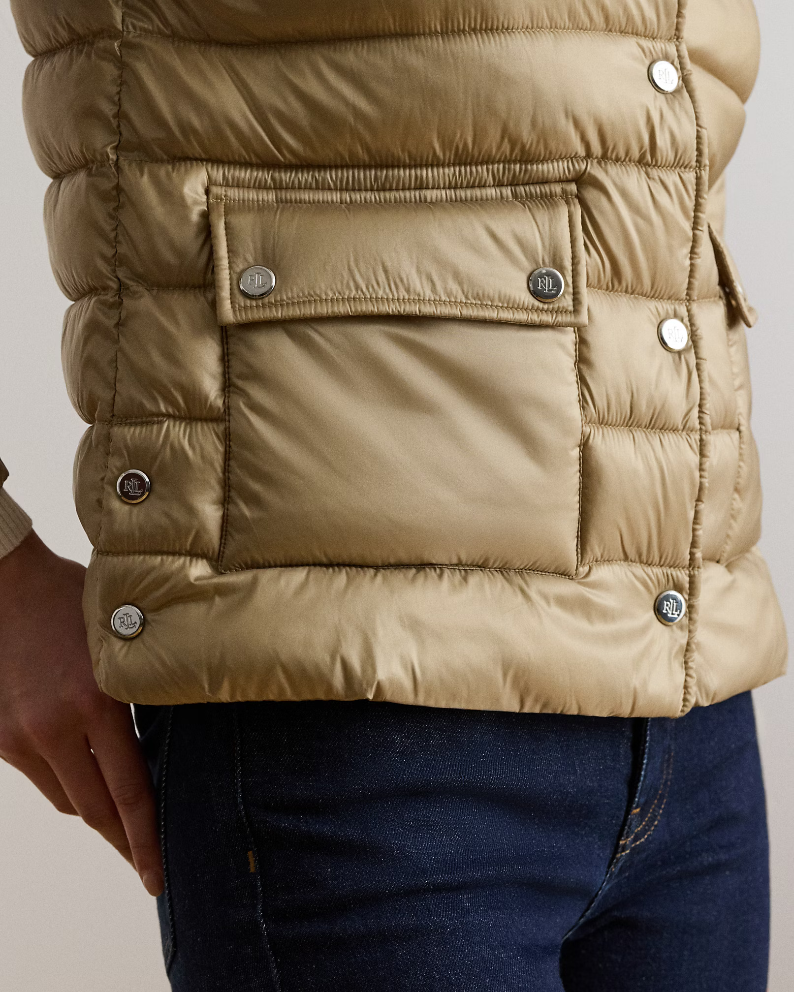 LAUREN RALPH LAUREN - Quilted Mockneck Puffer Jacket