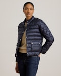 Metallic Soft Puffer Jacket