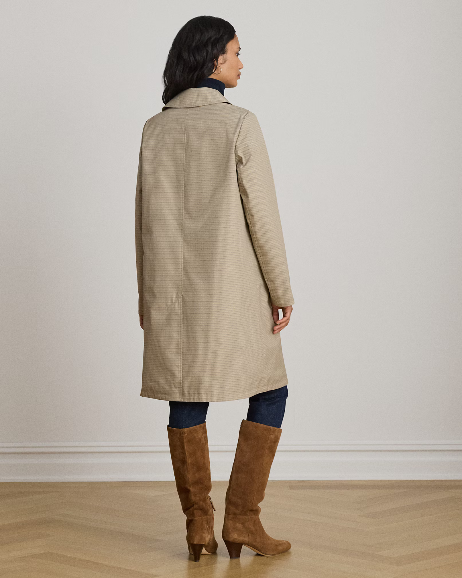 LAUREN RALPH LAUREN - Checked Reversible Balmacaan Coat