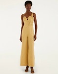 Flowered Linen Jumpsuit