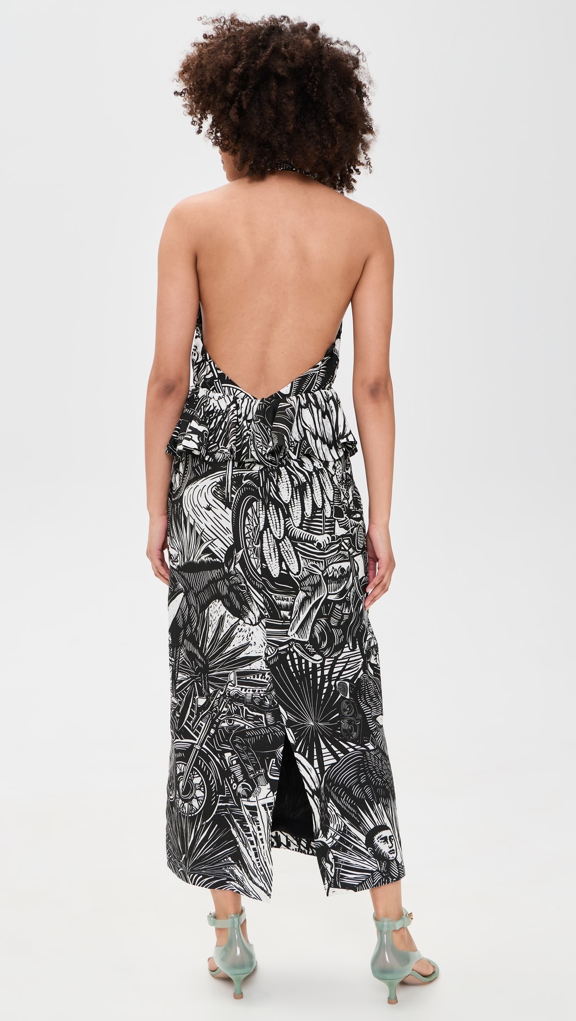 FARM RIO - Ruta Embroidered Maxi Dress