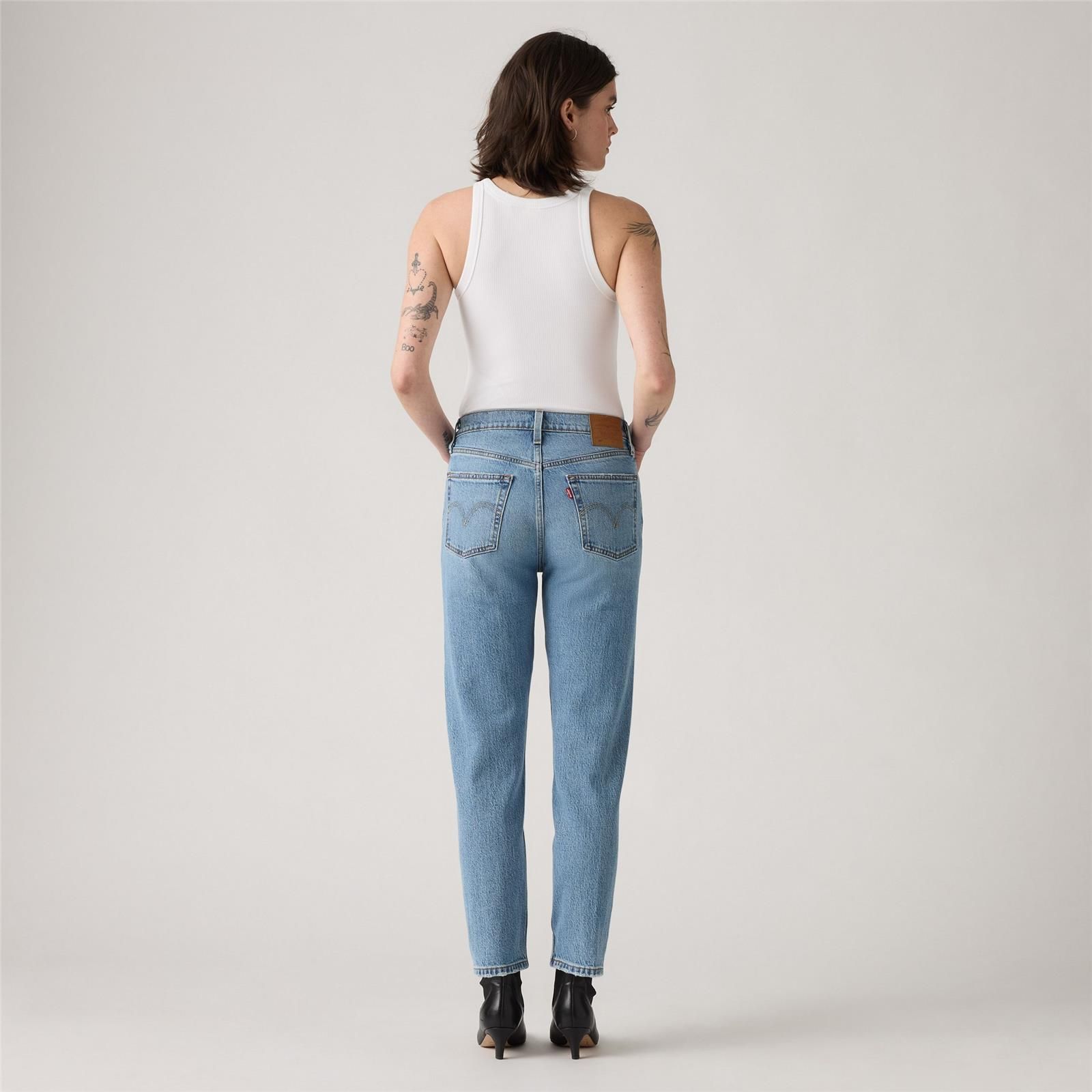 LEVI'S - Crop Med Indigo-Worn IN
