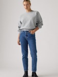 501® Crop Medium Indigo - Flat Finish