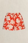 Floral Linen Shorts