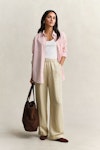 Linen Wide Leg Trousers