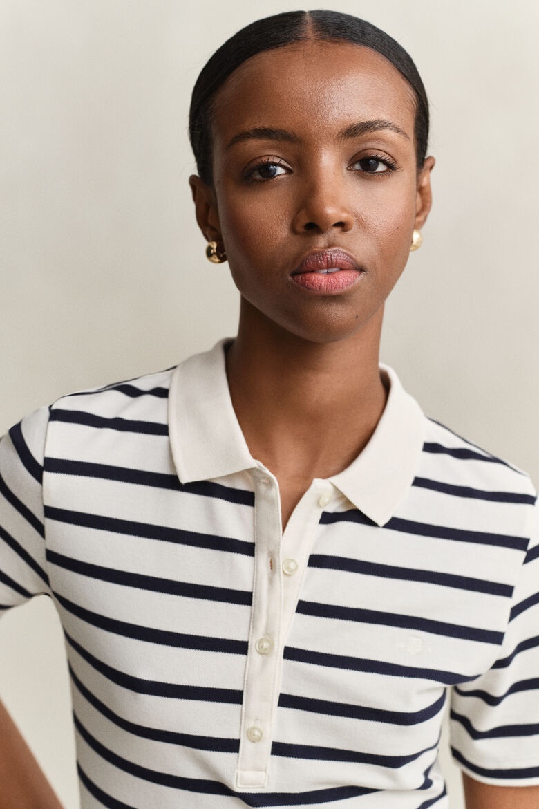 GANT - Striped Pique Polo Shirt