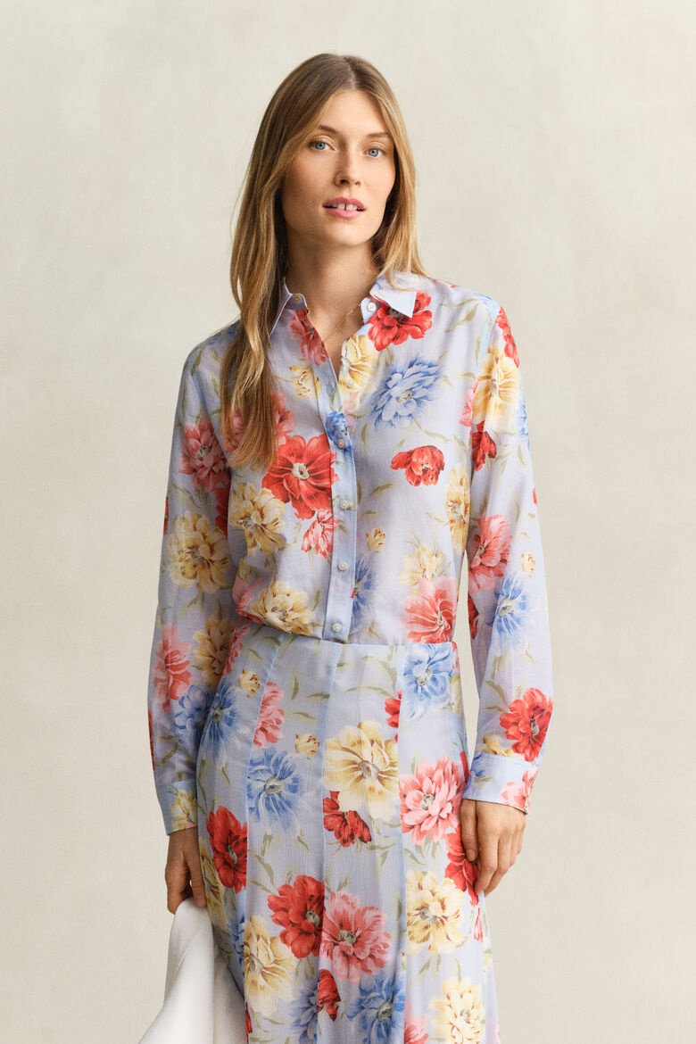 GANT - Floral Cotton Silk Shirt