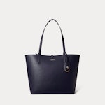 Faux-Leather Large Reversible Tote Bag