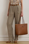 Pebbled Leather Large Cameryn Tote Bag