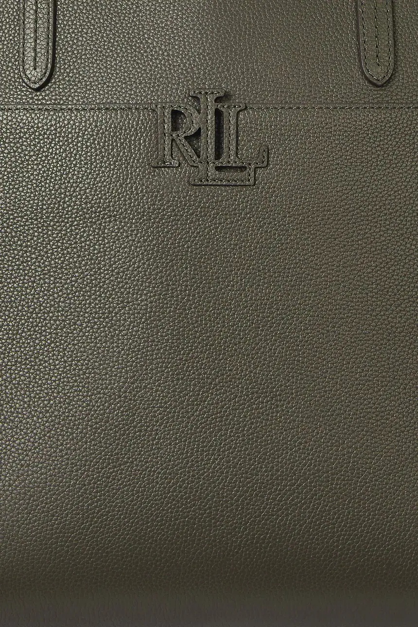 LAUREN RALPH LAUREN - Pebbled Leather Large Cameryn Tote Bag