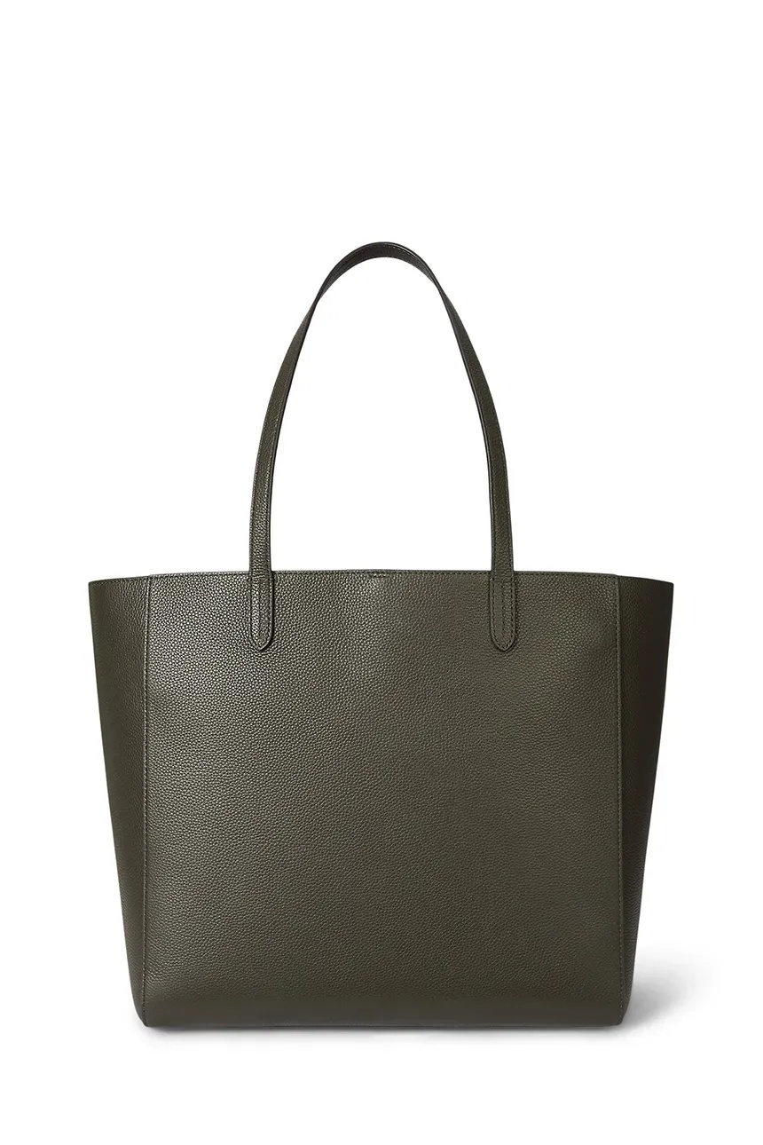 LAUREN RALPH LAUREN - Pebbled Leather Large Cameryn Tote Bag