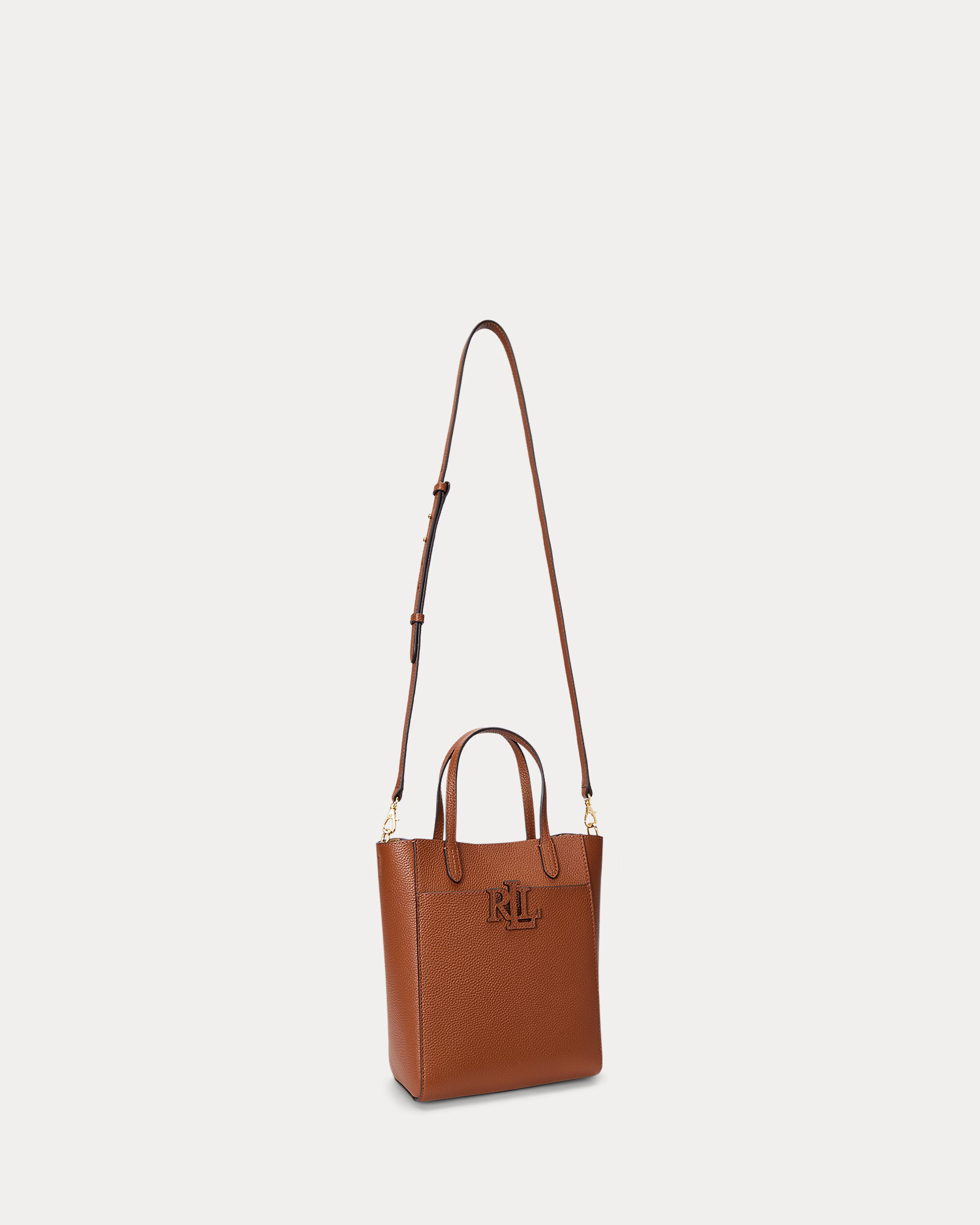 LAUREN RALPH LAUREN - Pebbled Leather Small Cameryn Tote Bag