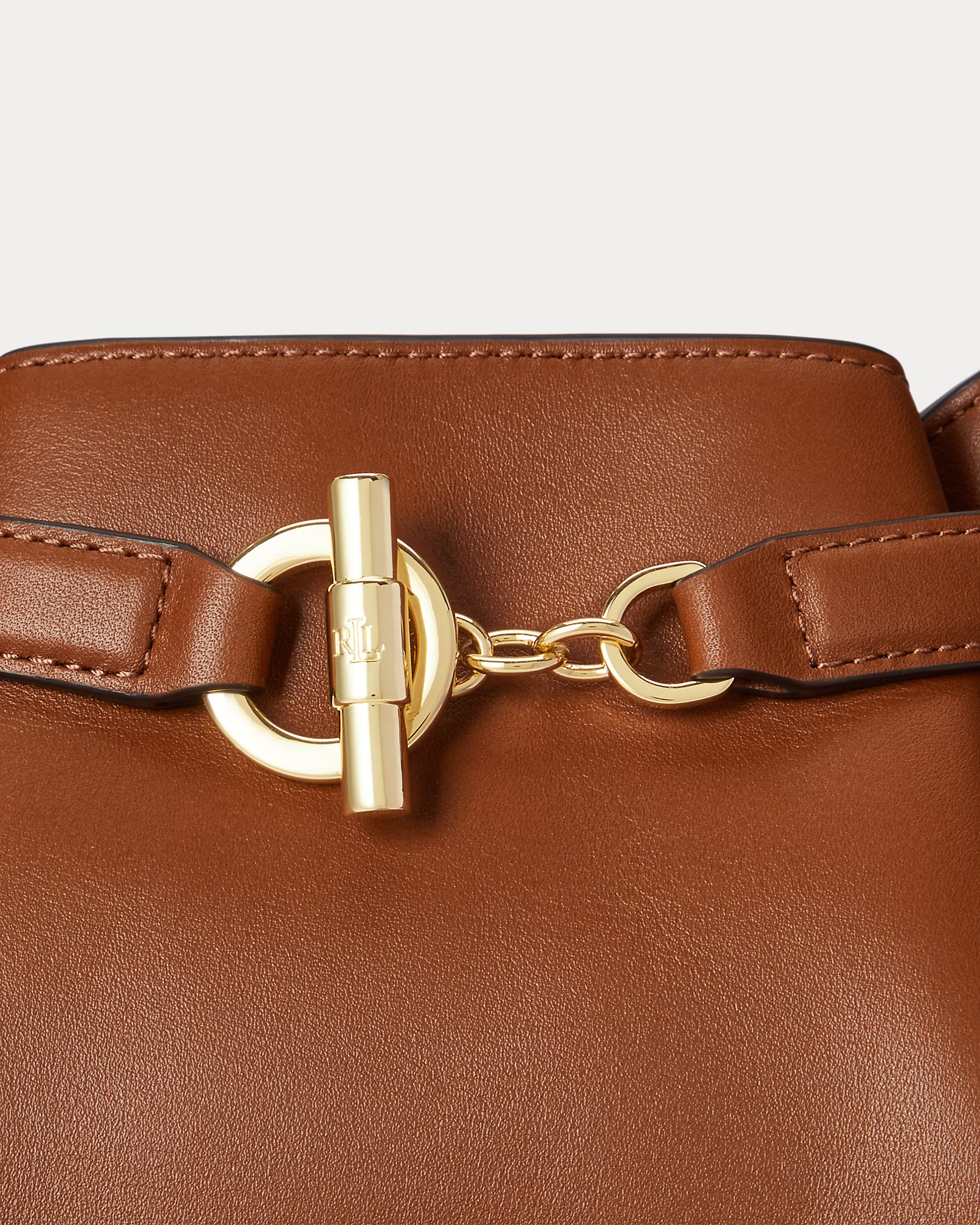 LAUREN RALPH LAUREN - Leather Medium Blaike Bucket Bag