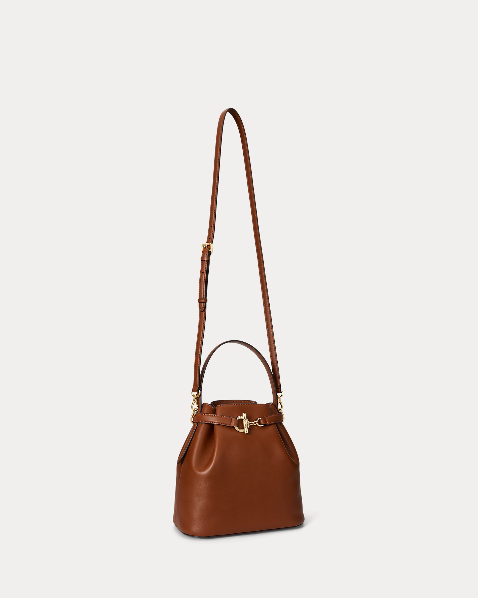 LAUREN RALPH LAUREN - Leather Medium Blaike Bucket Bag