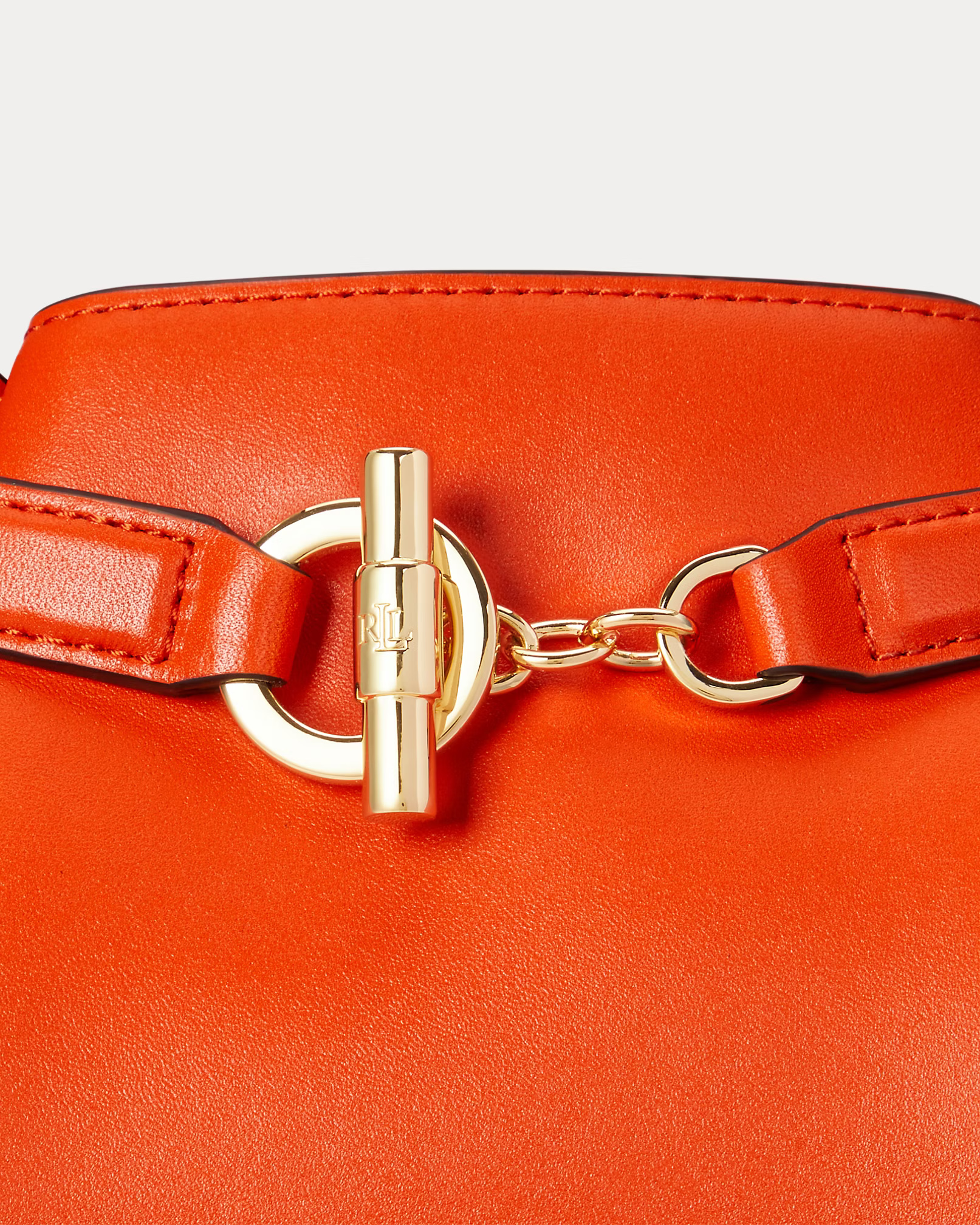 LAUREN RALPH LAUREN - Leather Medium Blaike Bucket Bag