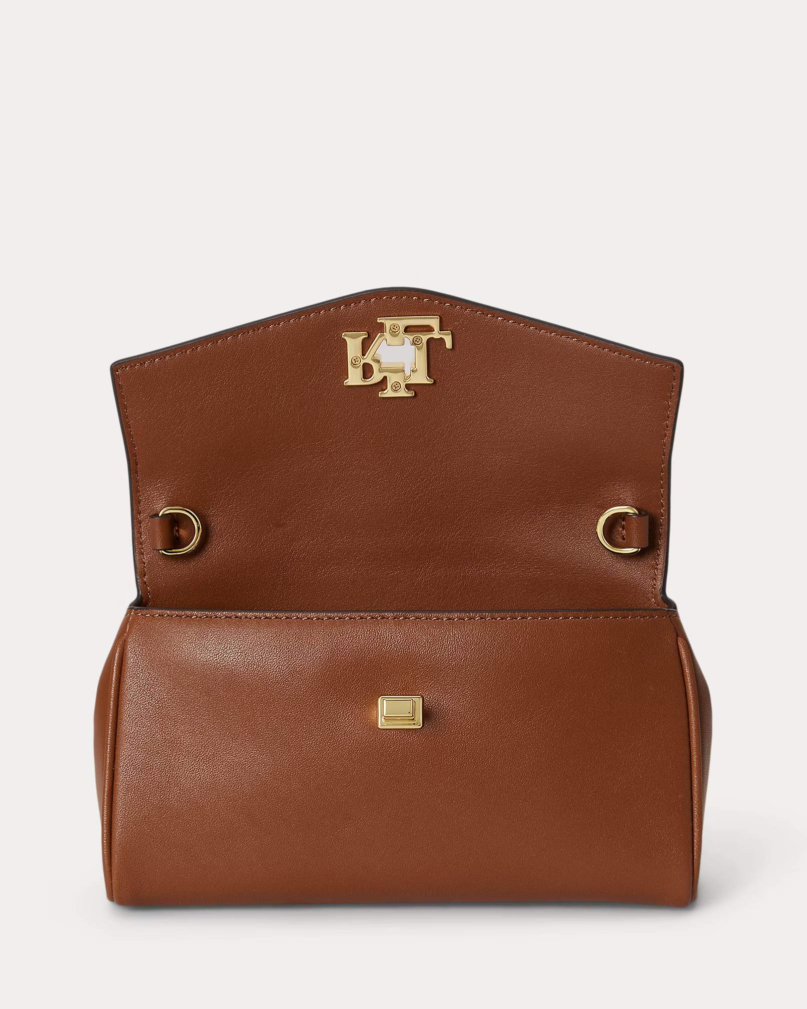 LAUREN RALPH LAUREN - Nappa Turn-Lock Wristlet Crossbody
