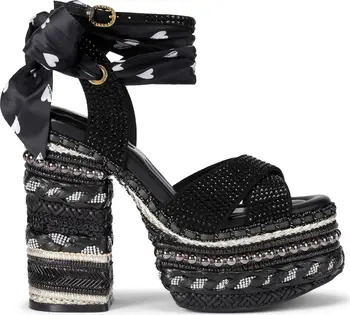 KURT GEIGER - Chelsea Scarf Platform
