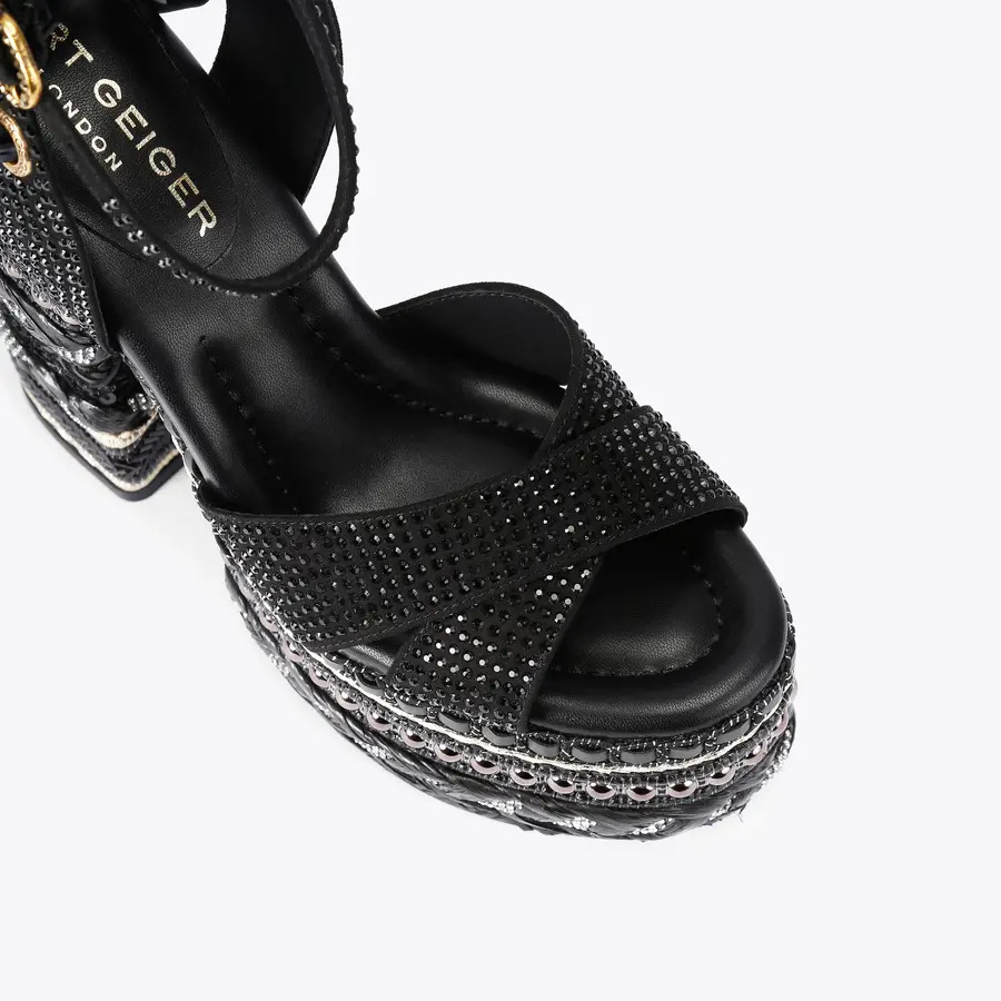 KURT GEIGER - Chelsea Scarf Platform