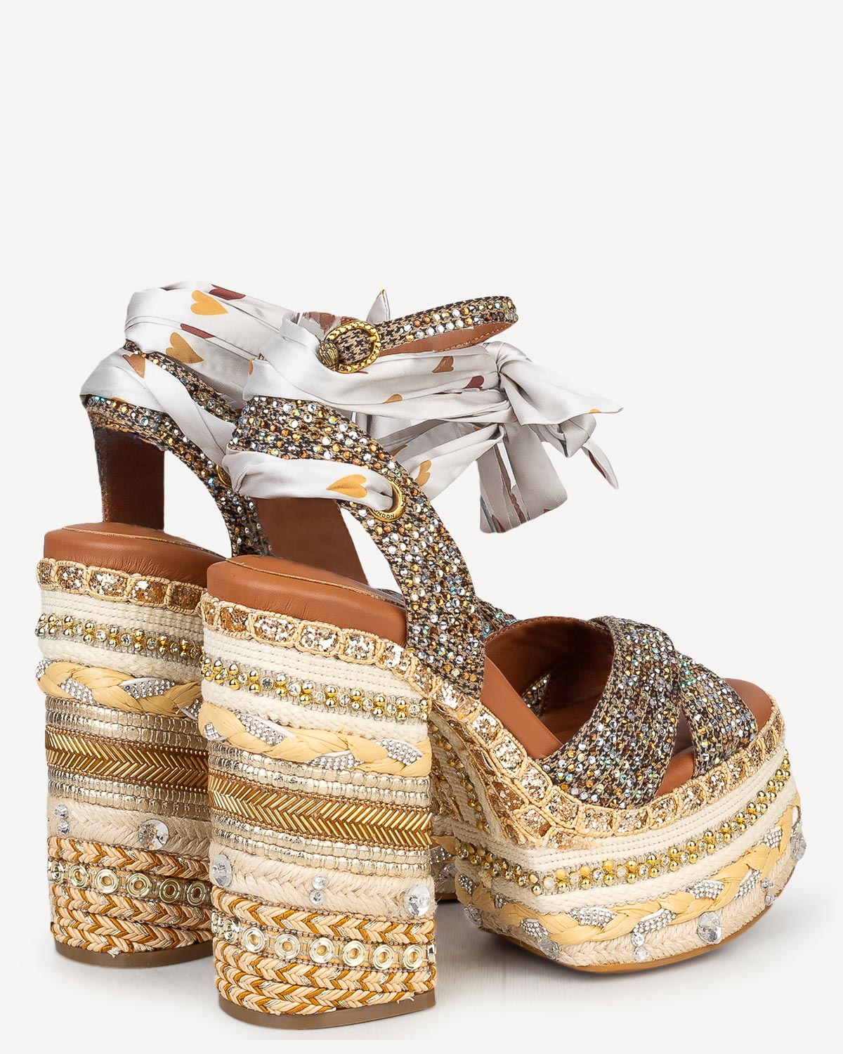 KURT GEIGER - Chelsea Scarf Platform