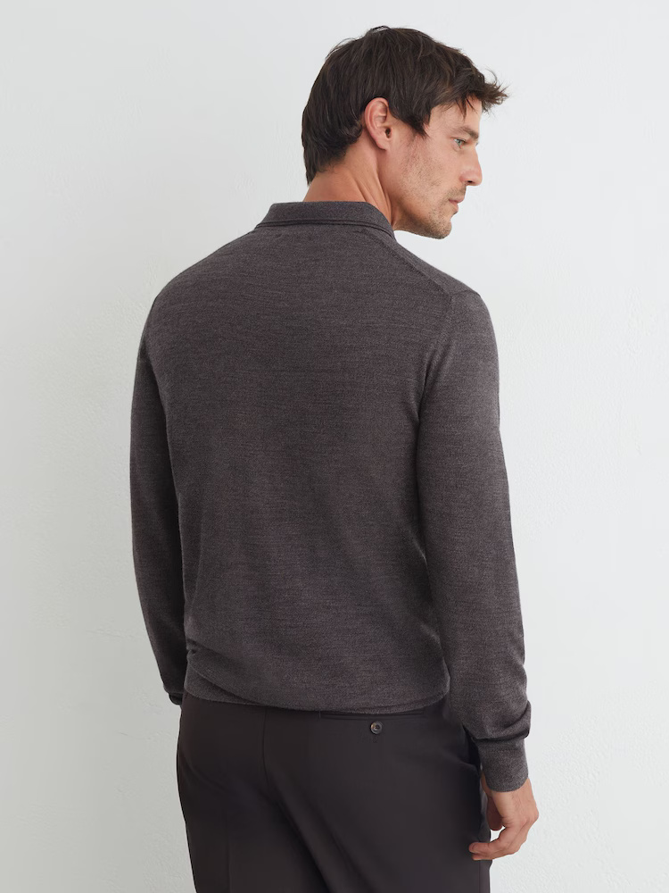 REISS - Trafford Merino Polo