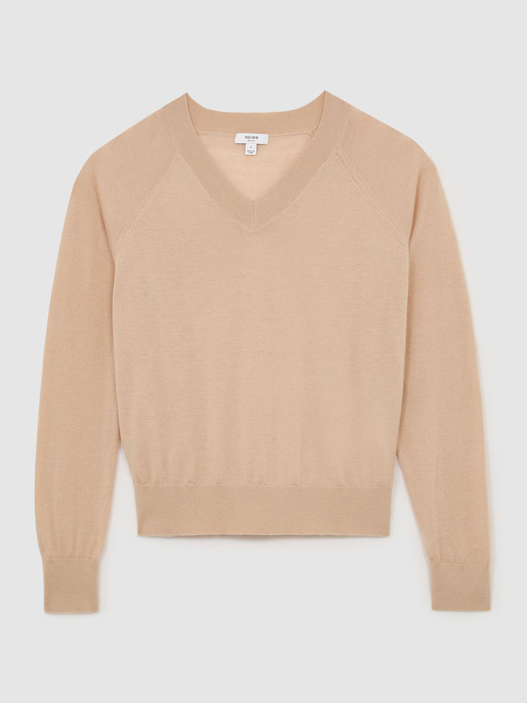 REISS - Paris V-Neck Merino