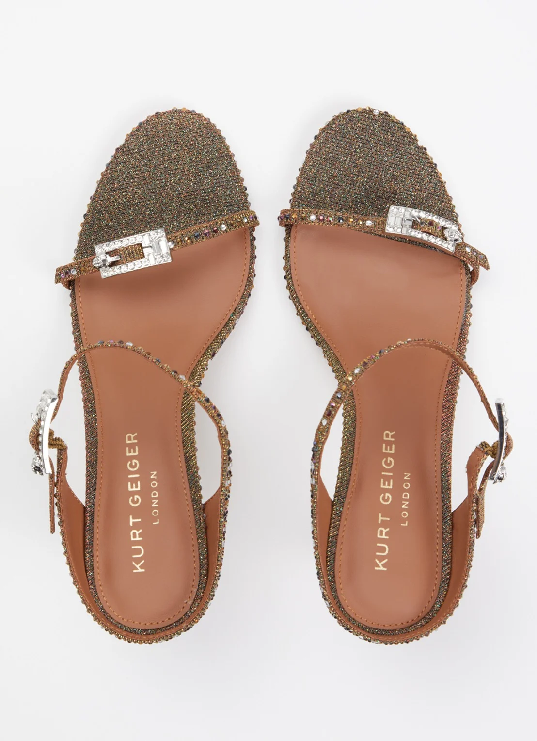 KURT GEIGER - Strass Double Buckle