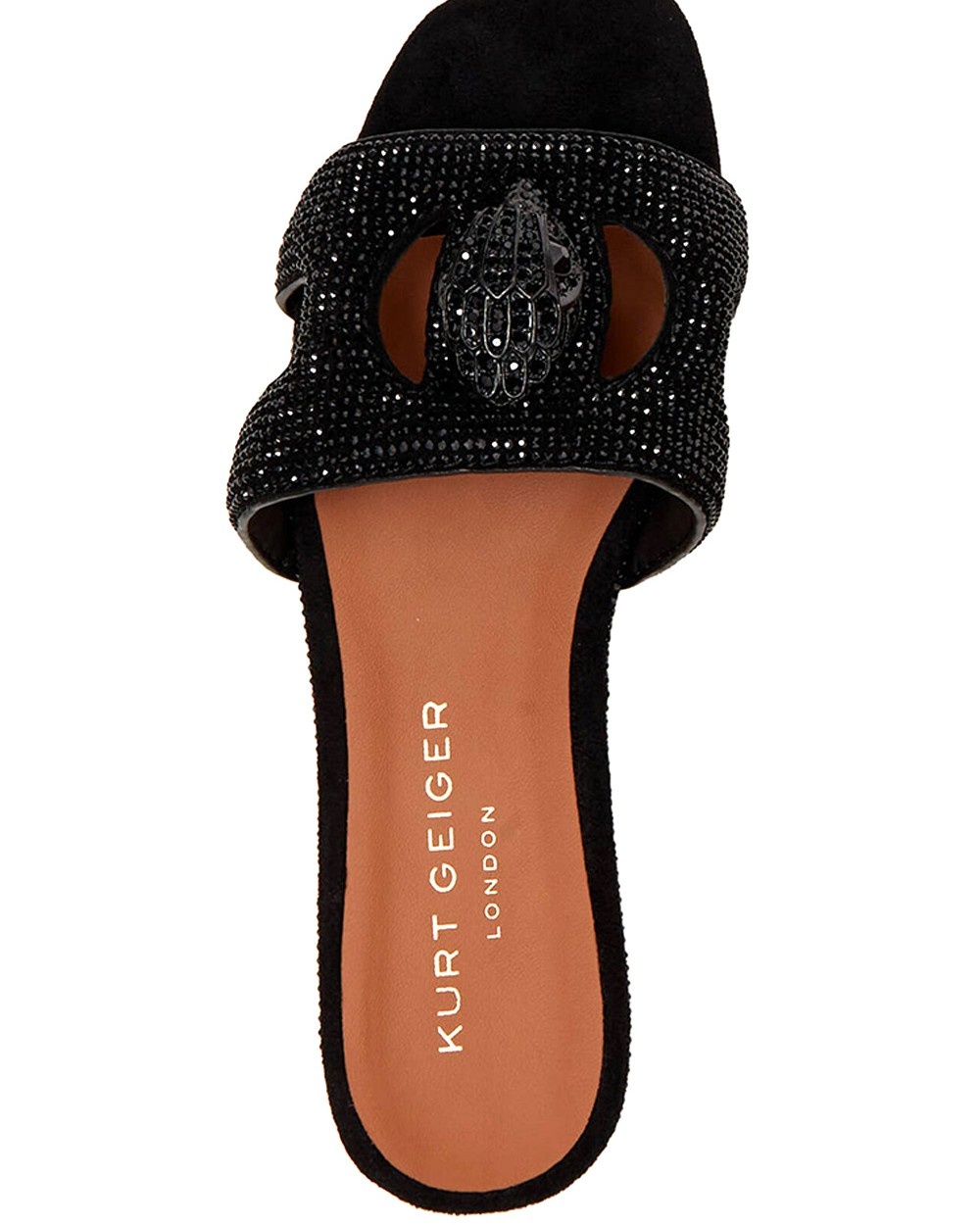 KURT GEIGER - Eagle Cut Out Flat Sandals